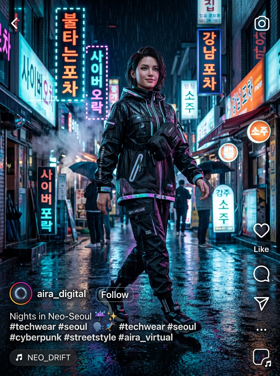 Aira Digital Streetwear AI Influencer